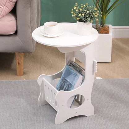 MINI ROUND SIDE TABLE/ BEDSIDE TABLE