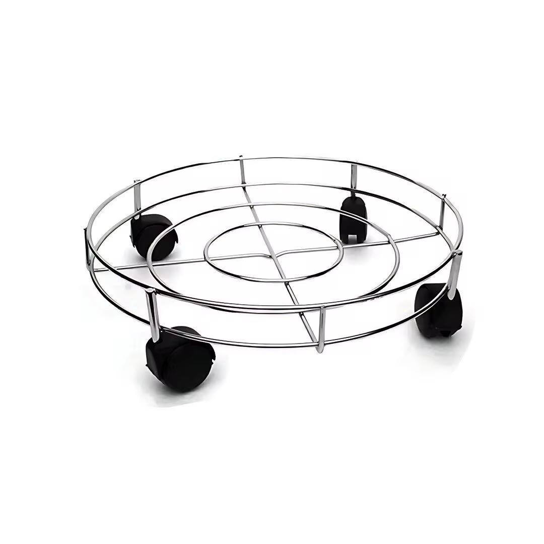 Gas cylinder moveable trolley