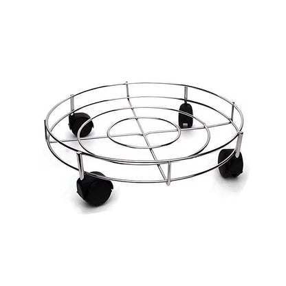 Gas cylinder moveable trolley