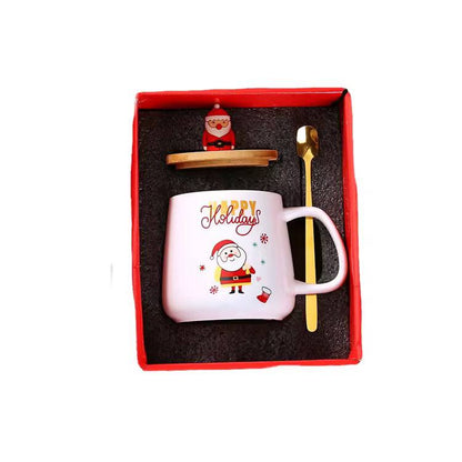 Luxurious Christmas themed Cup set + Gift Box