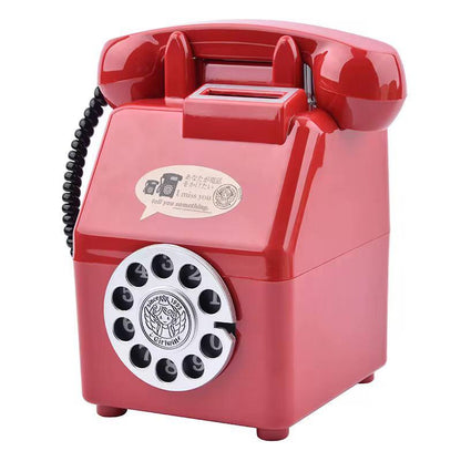 Piggy bank Money Box Piggy Bank For Boys Girls Creative Plastic Retro Phone Money Bank Toy Coin Bank Desktop Decor Best Birthday Gifts For Kids