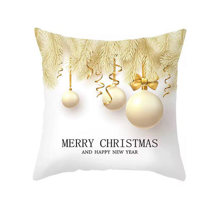 Christmas Pillow Covers (No Filler) for Christmas Decoration Throw Pillow Covers