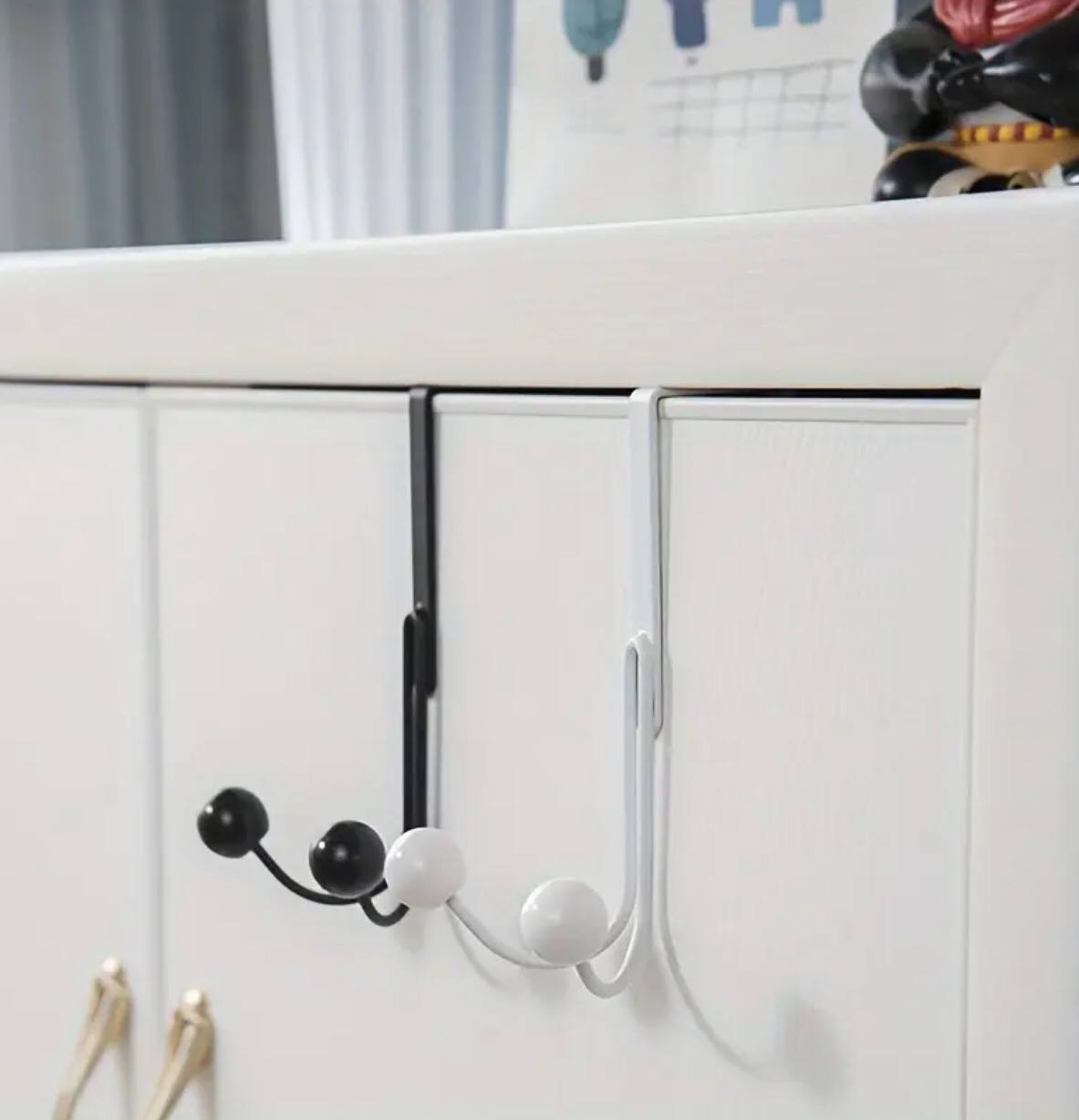 Over The Door Double Hanger Hooks