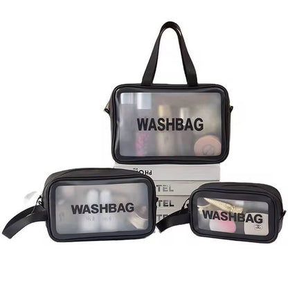 3 in 1 waterproof cosmetics/wash bags .