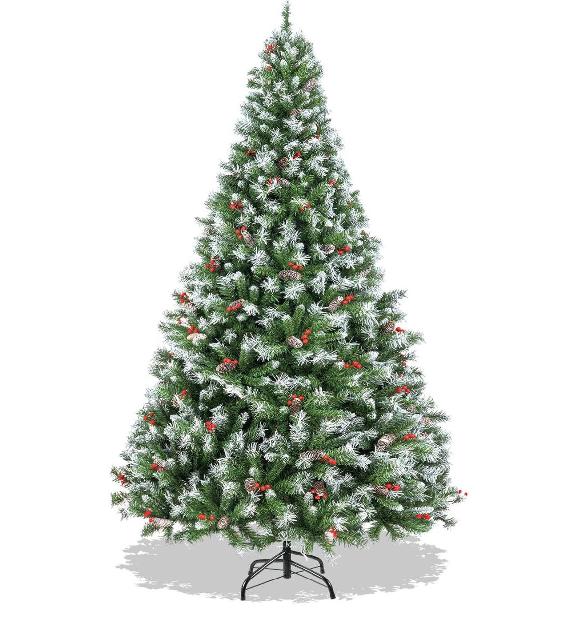 CHRISTMAS TREES WITH CONES AND BERRIES
high quality