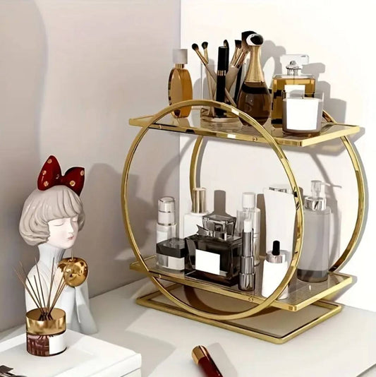 Large capacity cosmetics organizer /  desktop perfume organizer / skincare storage box