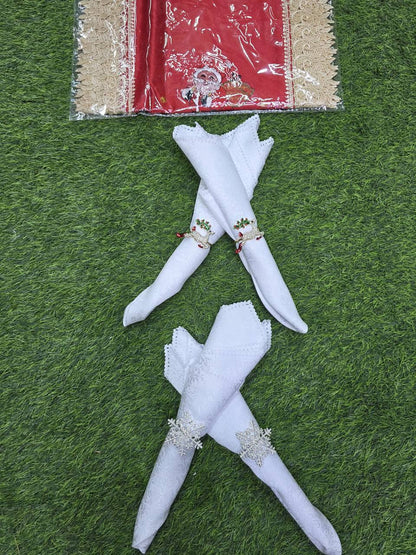 Custom Unique Napkin holder Rings. 6pcs