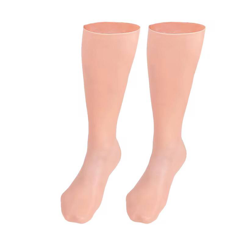 1Pair Silicone Moisturizing Gloves $ Socks Foot Care Long Socks Hand Care Long Gloves Beauty Skin Protector Anti Cracking Spa