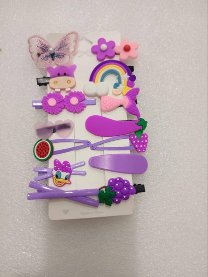 Kids cartoon themed hair accessories