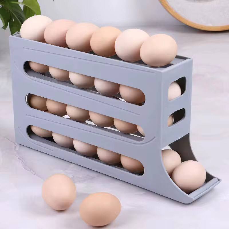 4 layer Rolling egg dispenser 
Holds 30 eggs