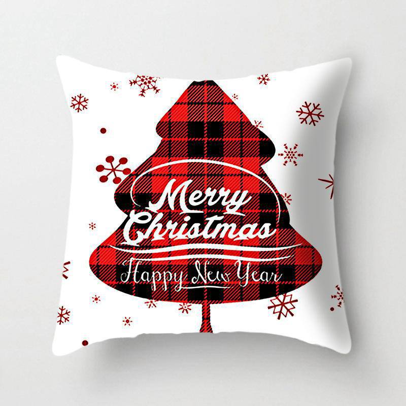 Christmas Pillow Covers (No Filler) for Christmas Decoration Throw Pillow Covers