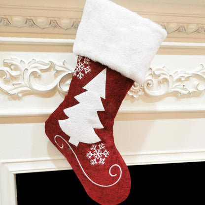 Large Christmas Stocking Socks Decorations For Home Christmas Ornament